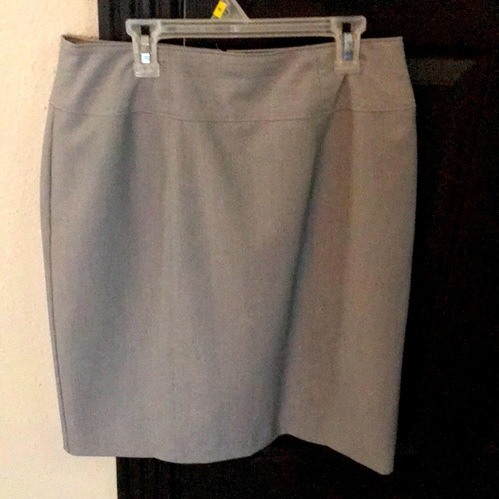 Sleek grey skirt